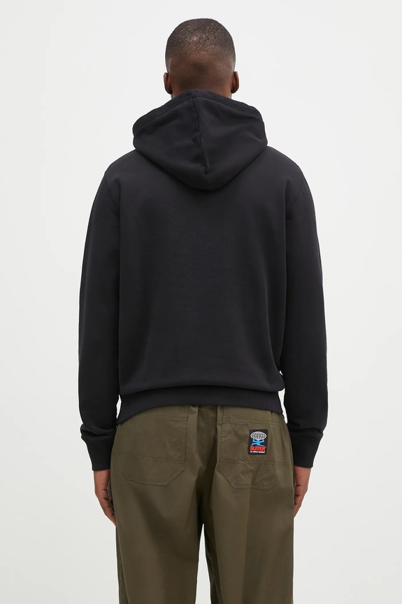 Дрехи Памучен суичър Maison Kitsuné Fox Head Patch Regular Hoodie LM00702KM0001 черен