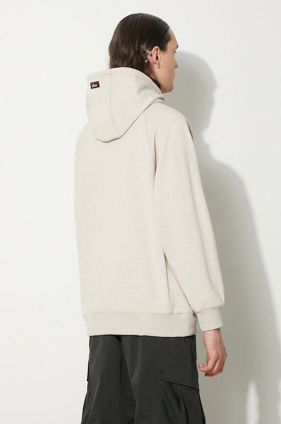 Îmbrăcăminte Nanga bluza Eco Hybrid Box Logo Sweat Hoodie NW2311.1F202 bej