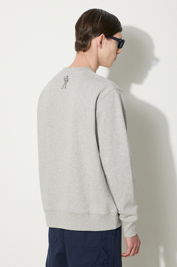Ρούχα Βαμβακερή μπλούζα Billionaire Boys Club Big Catch Crewneck B24230 γκρί