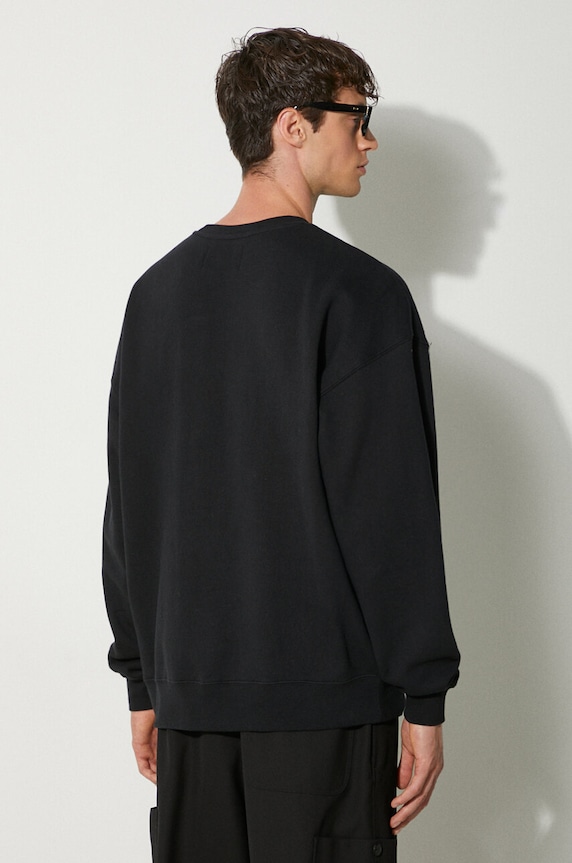 Oblečenie Bavlnená mikina Awake NY Awake Crewneck SP24.CN002 čierna