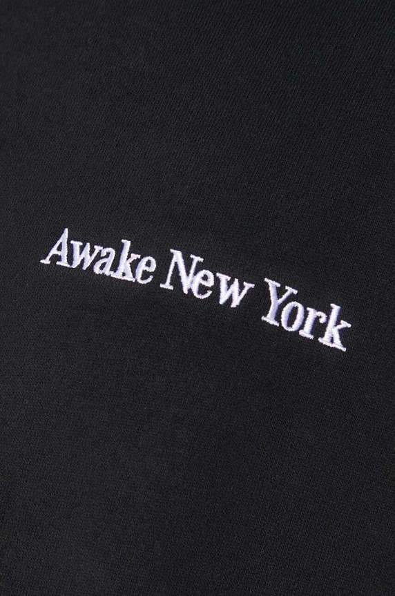 Bavlněná mikina Awake NY Serif Hoodie SP24.HD003