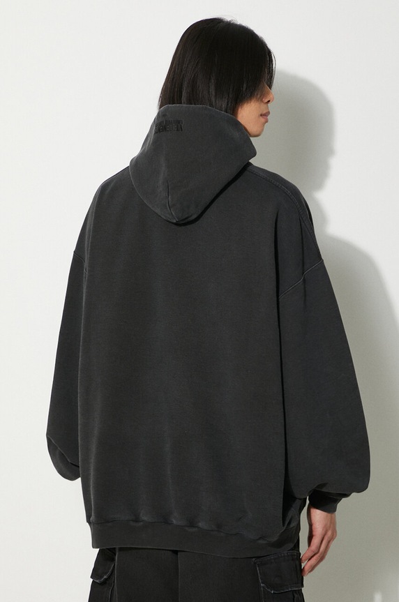 VETEMENTS felpa Original Logo Hoodie nero UE64HD210B