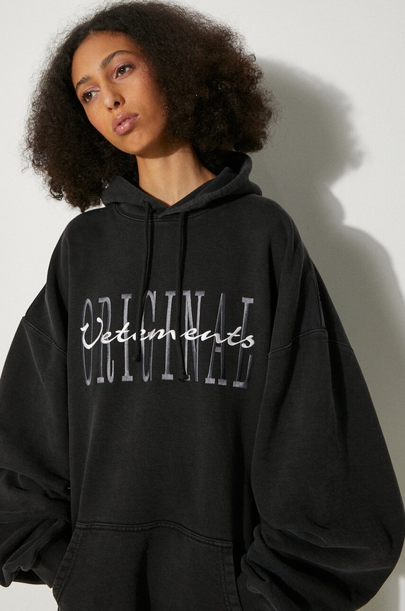 VETEMENTS felpa Original Logo Hoodie UE64HD210B