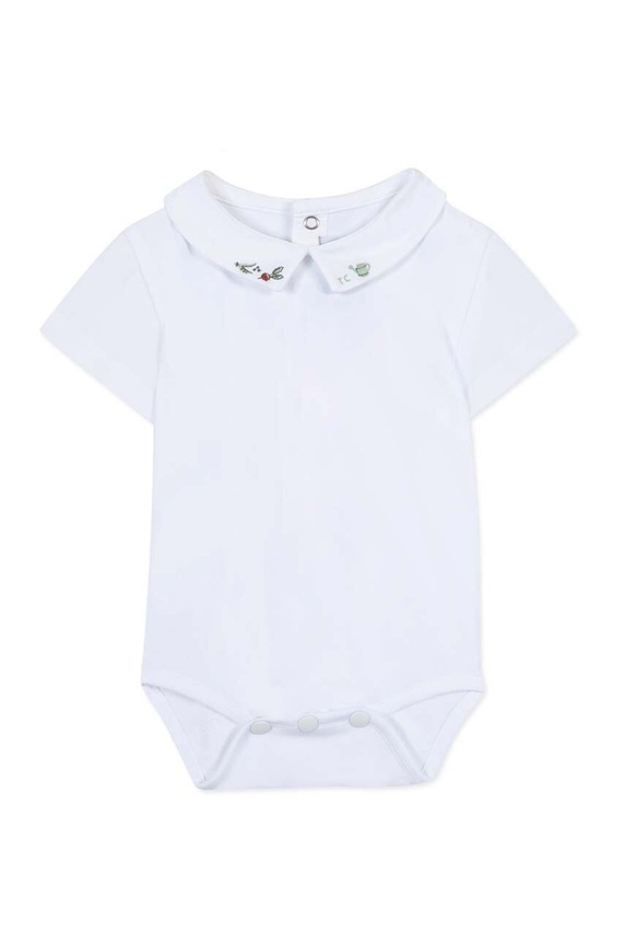 Детское боди из хлопка Tartine et Chocolat TY11091.53.74 зелёный SS24
