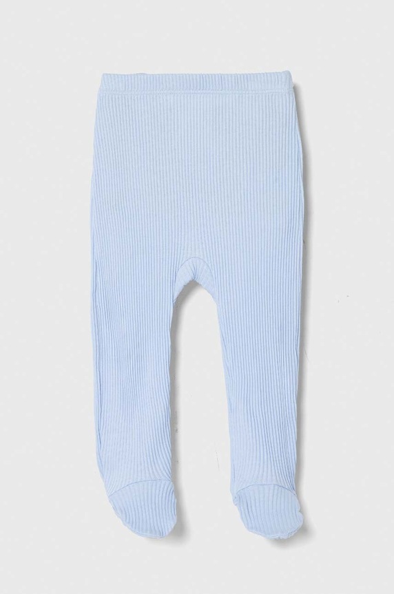 Dziewczynka United Colors of Benetton półśpioszki niemowlęce bawełniane 2-pack 3FMG0F007.W.Seasonal niebieski