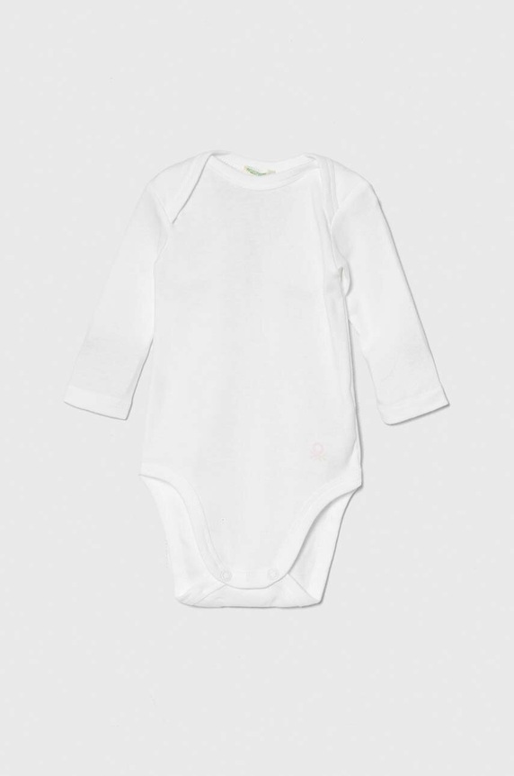 United Colors of Benetton body din bumbac pentru bebelusi roz 3GI70B089.W.Repropose
