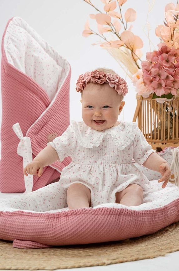 Jamiks body bawełniane niemowlęce Produkt niemowlęcy różowy BAILEY.org.Ram.JLG035.G