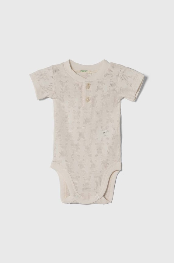 Dziewczynka United Colors of Benetton body bawełniane niemowlęce 2-pack 34KE0B00O.W.Seasonal niebieski