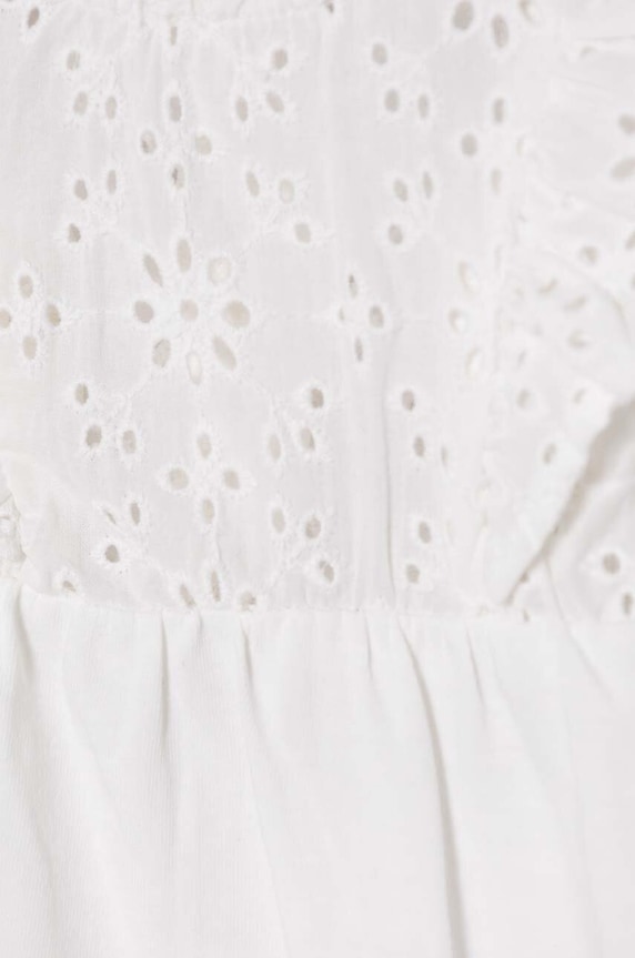United Colors of Benetton rampers niemowlęcy 3FYKAB00K.W.Seasonal biały SS24