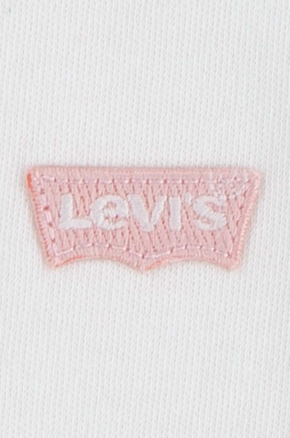 Lány Levi's pamut baba body LVG 3PK BOW BODYSUIT SET 3 db 1EK337 rózsaszín