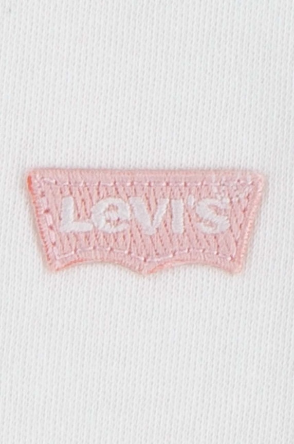 Lány Levi's pamut baba body LVG 3PK BOW BODYSUIT SET 3 db 1EK337 rózsaszín