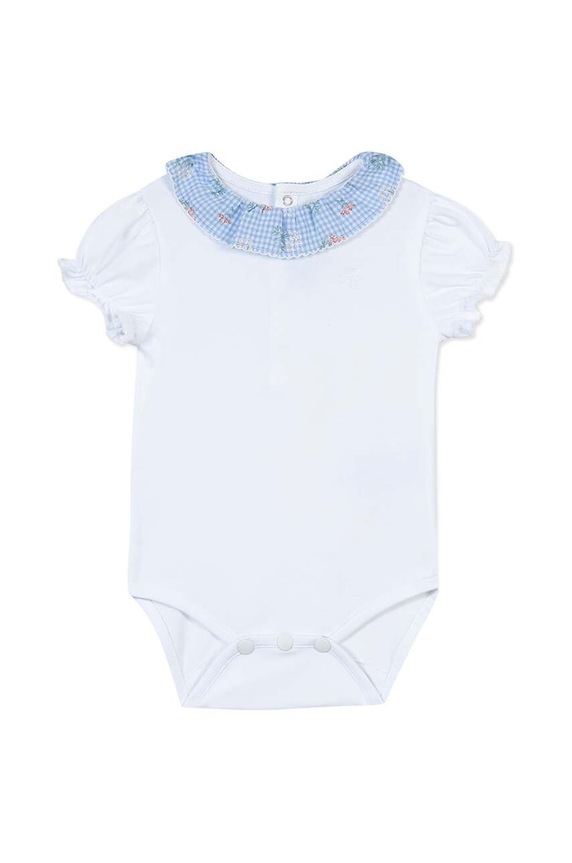 Tartine et Chocolat body di cotone neonato/a TY11121.80.94 bianco SS24