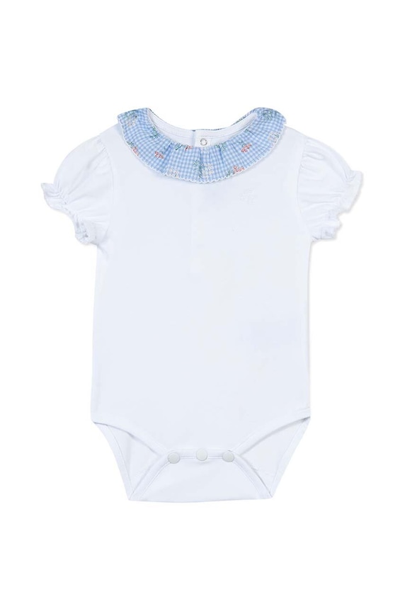 Tartine et Chocolat body di cotone neonato/a TY11121.80.94 bianco SS24