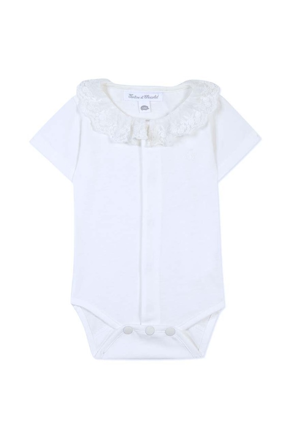 Bavlnené body pre bábätká Tartine et Chocolat TY11040.49.74 biela SS24