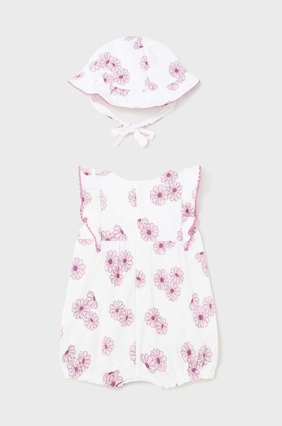 Mayoral Newborn rampers niemowlęcy 1607.2H.Newborn.PPYH różowy SS24