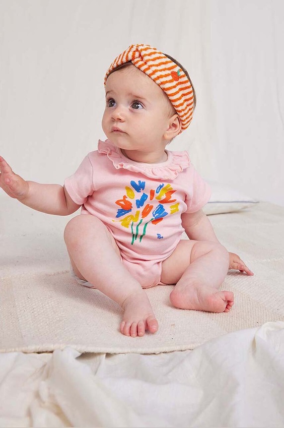 Bobo Choses body bebe Produs pentru bebe roz 124AB038
