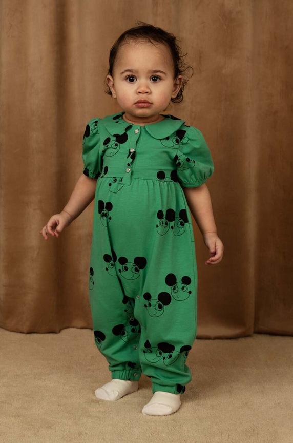 Mini Rodini rampers niemowlęcy Produkt niemowlęcy zielony 2414010575