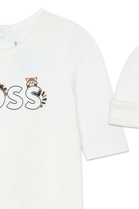 BOSS pajacyk niemowlęcy bawełniany J50831.