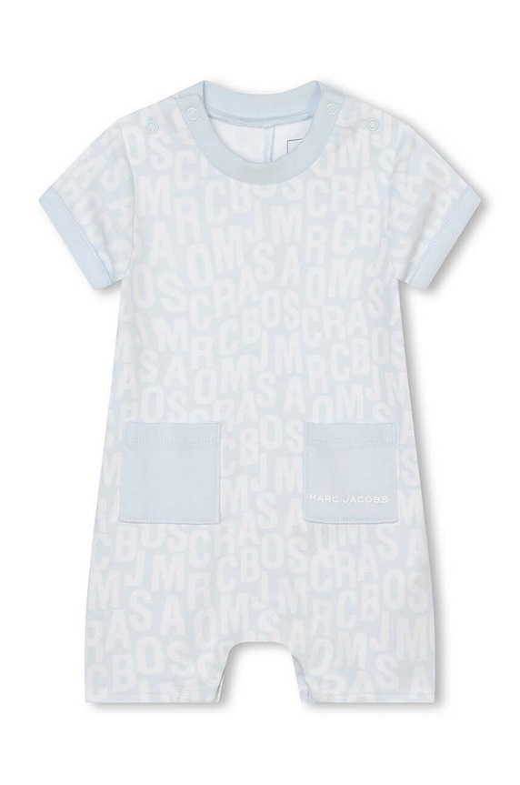 Detské bavlnené dupačky Marc Jacobs modrá W60148.74.81