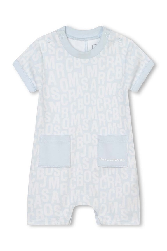 Detské bavlnené dupačky Marc Jacobs modrá W60148.74.81