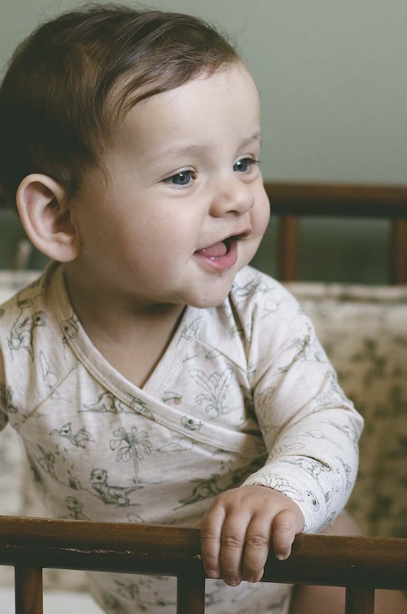 Chłopiec That's mine body niemowlęce Marley 011518 beżowy