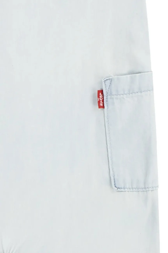Dětské bavlněné dupačky Levi's LVB DENIM ROMPER & BUCKET HAT 6EK229