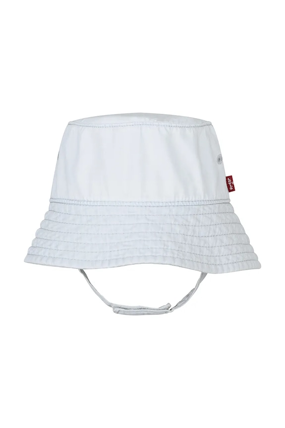 Dětské bavlněné dupačky Levi's LVB DENIM ROMPER & BUCKET HAT 6EK229