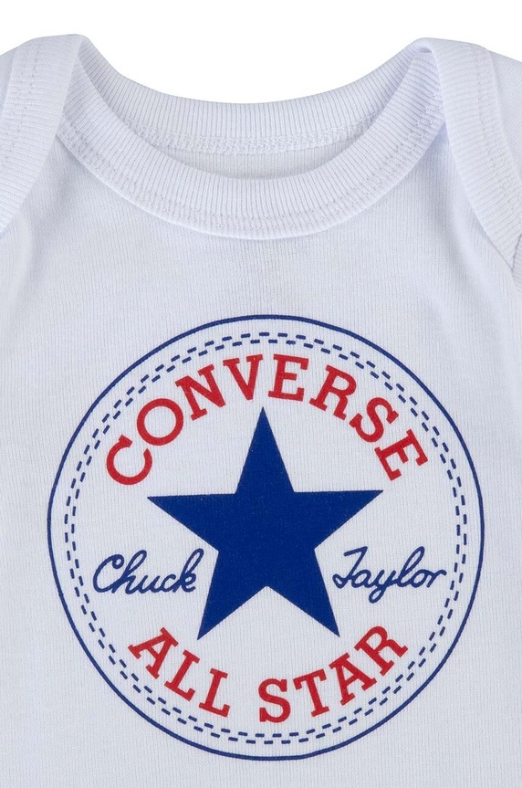 Chłopiec Converse komplet niemowlęcy LC0028 biały