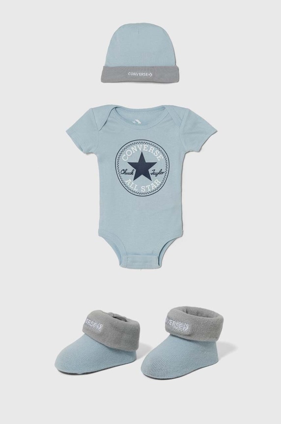 Converse komplet niemowlęcy Gift Box niebieski LC0028