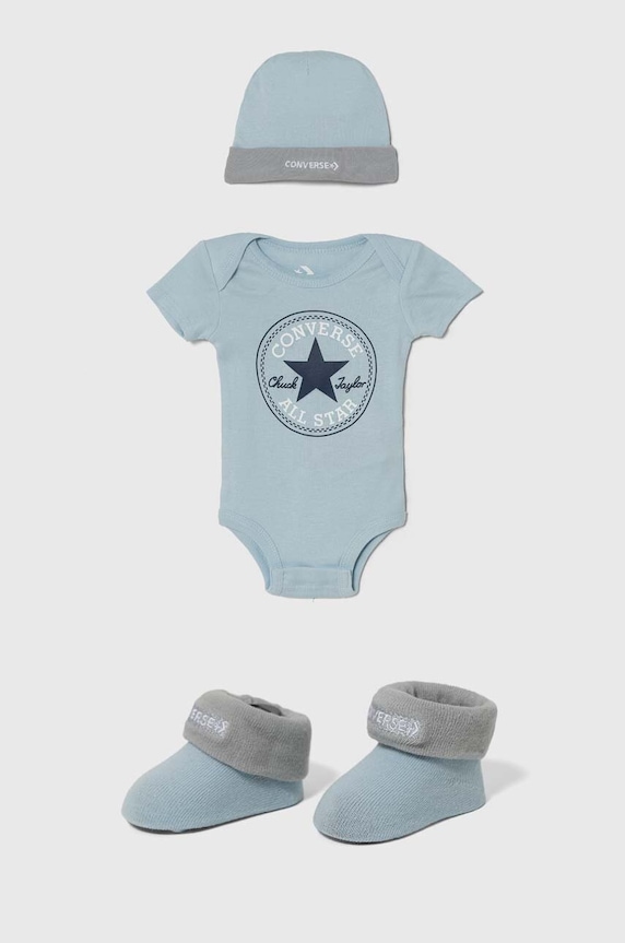 Converse komplet niemowlęcy Gift Box niebieski LC0028