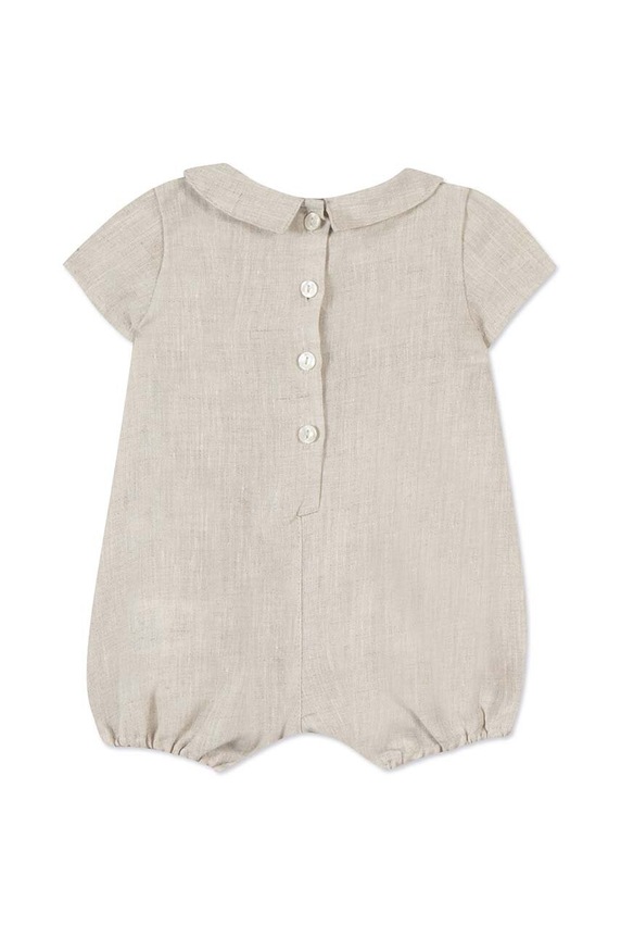 BIMBA Tartine et Chocolat rampers in lino per bambini TY33140.49.74 beige