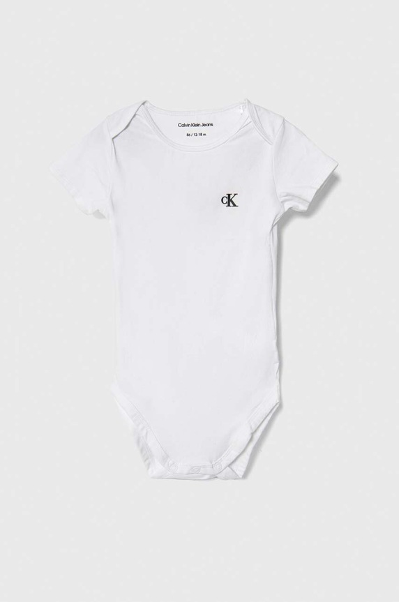 Chłopiec Calvin Klein Jeans body niemowlęce 2-pack IN0IN00180.PPYH turkusowy