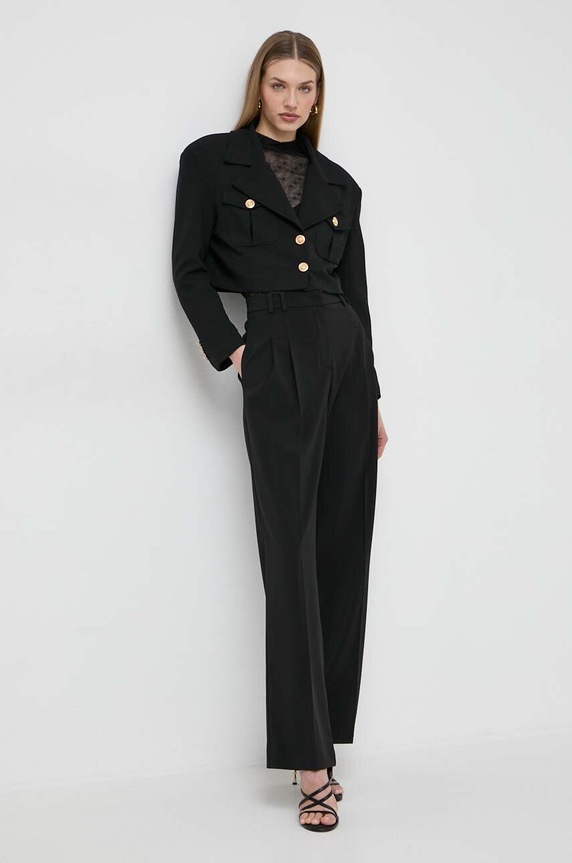 BOSS longsleeve 50505774 czarny SS24