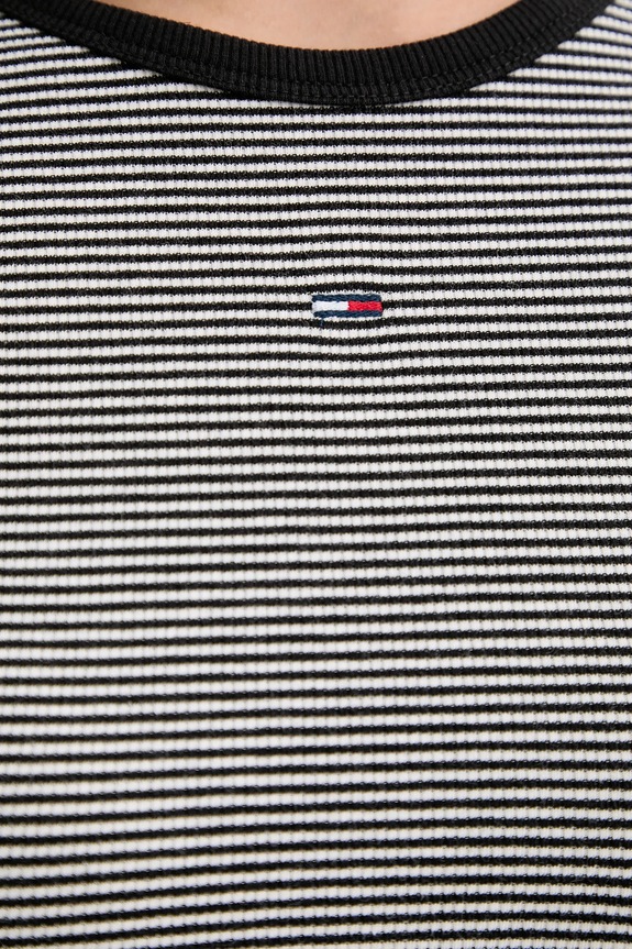Tommy Jeans hosszú ujjú DW0DW17387 fekete
