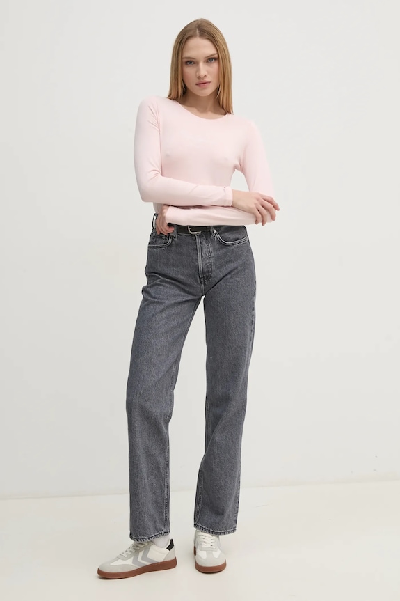 Tričko s dlhým rukávom Pepe Jeans PL505203 ružová AW25
