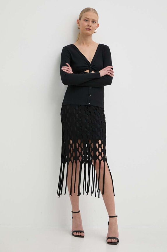 Блуза с дълги ръкави Pinko 103570.A1X4 черен SS24