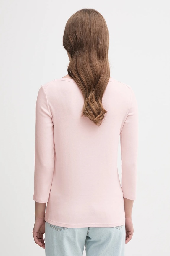 Odzież United Colors of Benetton longsleeve bawełniany 3GA2E16A1 różowy