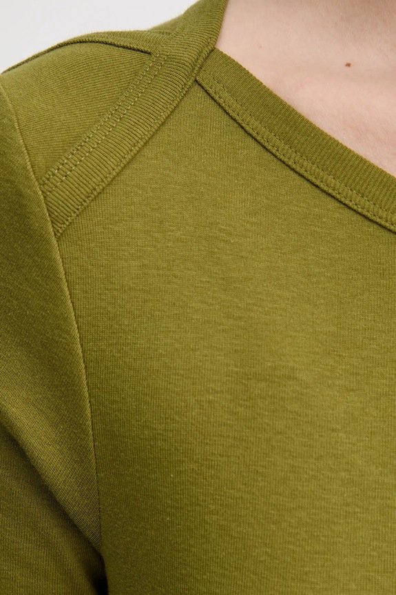 United Colors of Benetton longsleeve bawełniany 3GA2E16A1 zielony