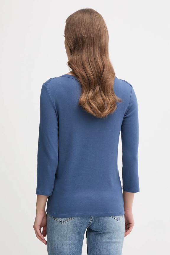 Odzież United Colors of Benetton longsleeve bawełniany 3GA2E16A1 niebieski