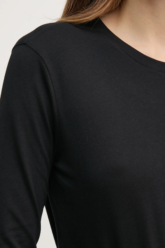 Sisley longsleeve 3QU4L102Y czarny