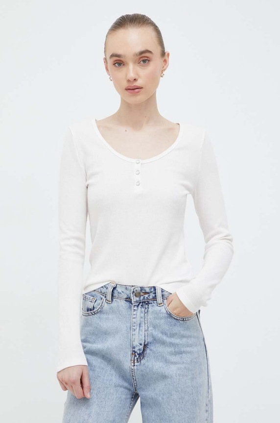 Longsleeve Levi's με ελαστάν μπεζ A7312