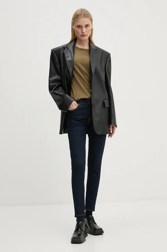 G-Star longsleeve bawełniany D24514.4107 zielony AW24