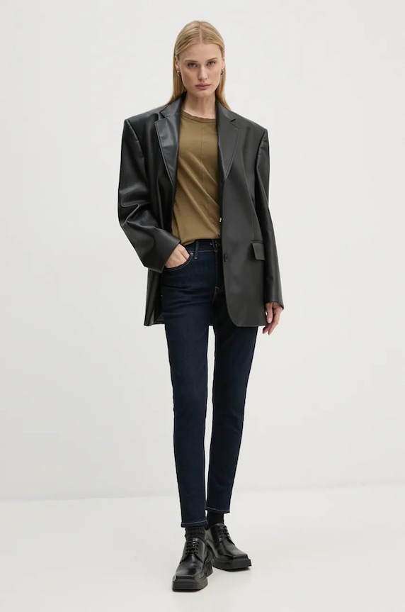 G-Star longsleeve bawełniany D24514.4107 zielony AW24