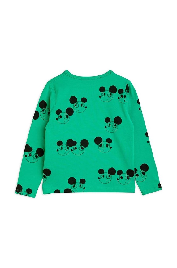 Mini Rodini longsleeve dziecięcy 2412012675 zielony SS24