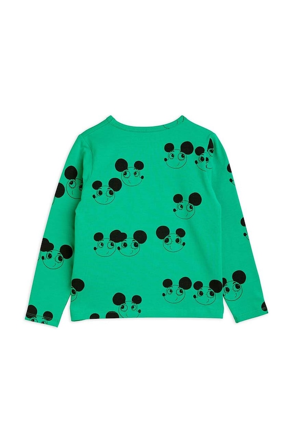 Mini Rodini longsleeve dziecięcy 2412012675 zielony SS24