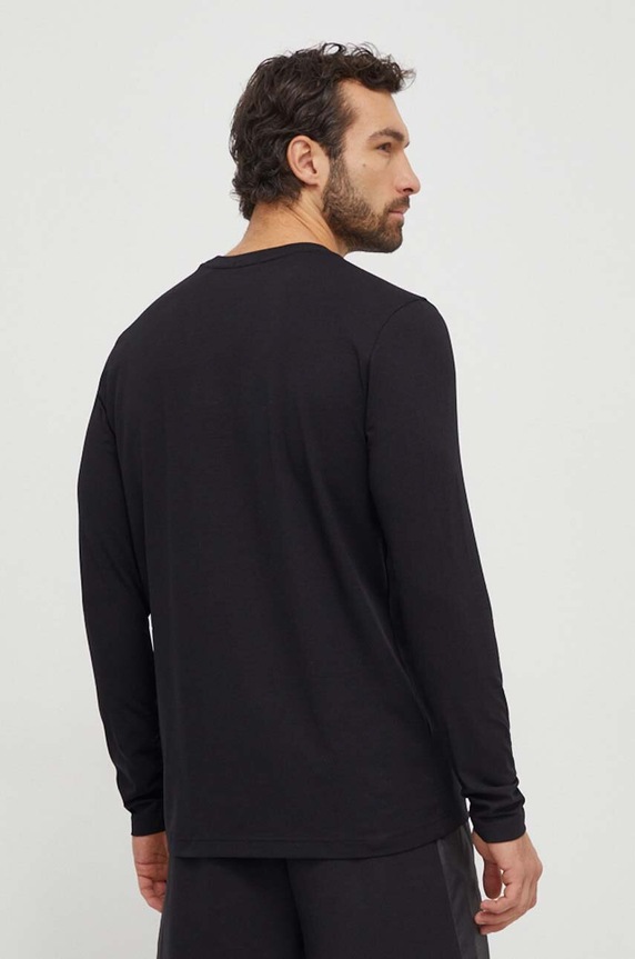 Oblečenie Tričko s dlhým rukávom Boss Green Tee Long 50506365 čierna