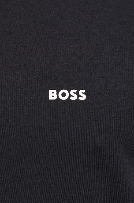 Tričko s dlhým rukávom Boss Green Tee Long 50506365 čierna