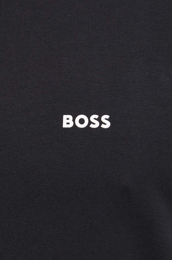 Tričko s dlhým rukávom Boss Green Tee Long 50506365 čierna