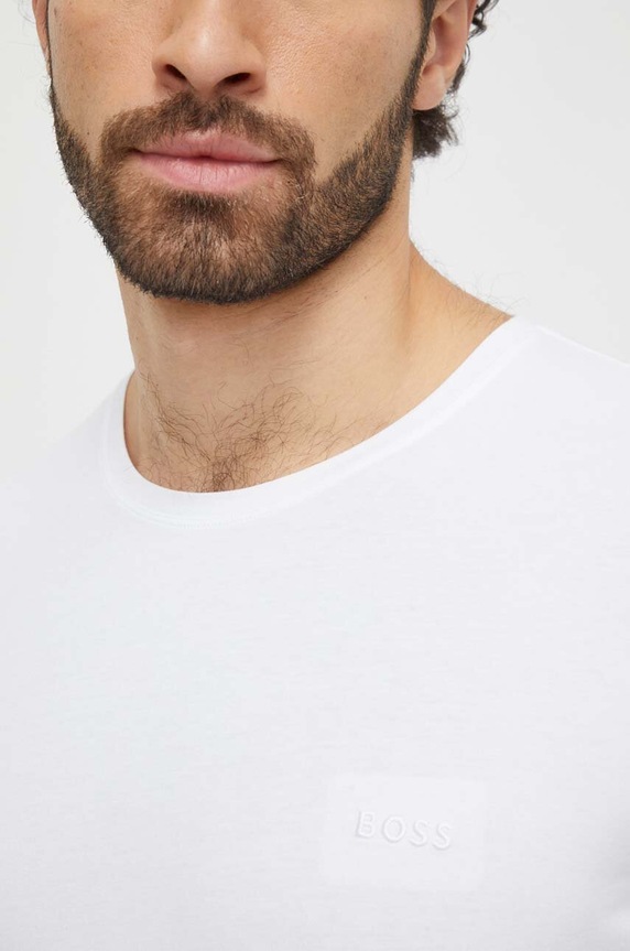 BOSS longsleeve lounge biały 50515390