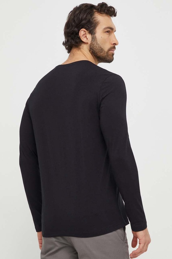 BOSS longsleeve lounge 50515390 czarny AA00